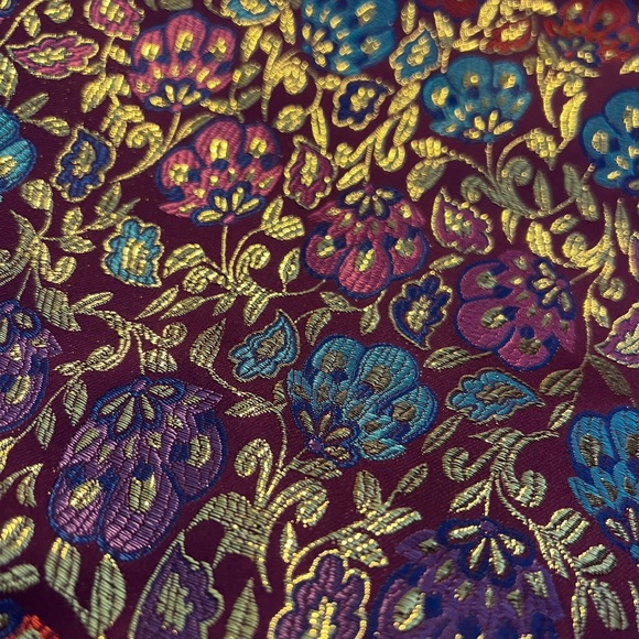 American girl metallic floral ribbon 7 dress brocade embroidered truly me fancy - Picture 7 of 8